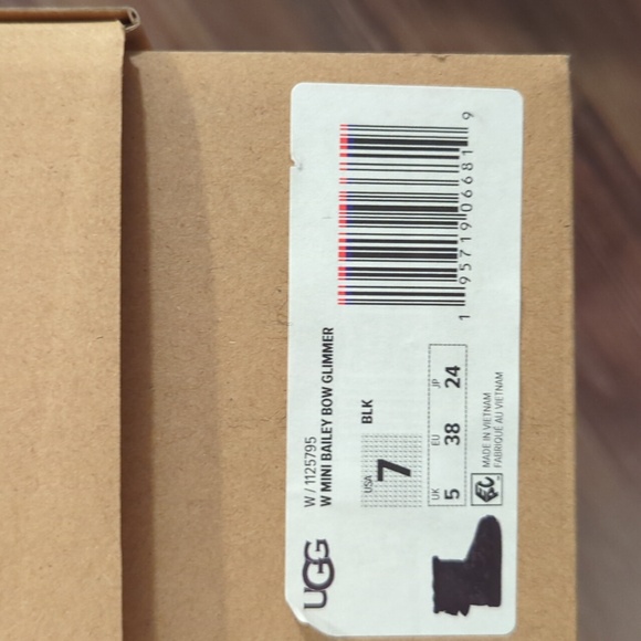 Women's UGG Mini Bailey Bow Glimmer - Picture 8 of 8